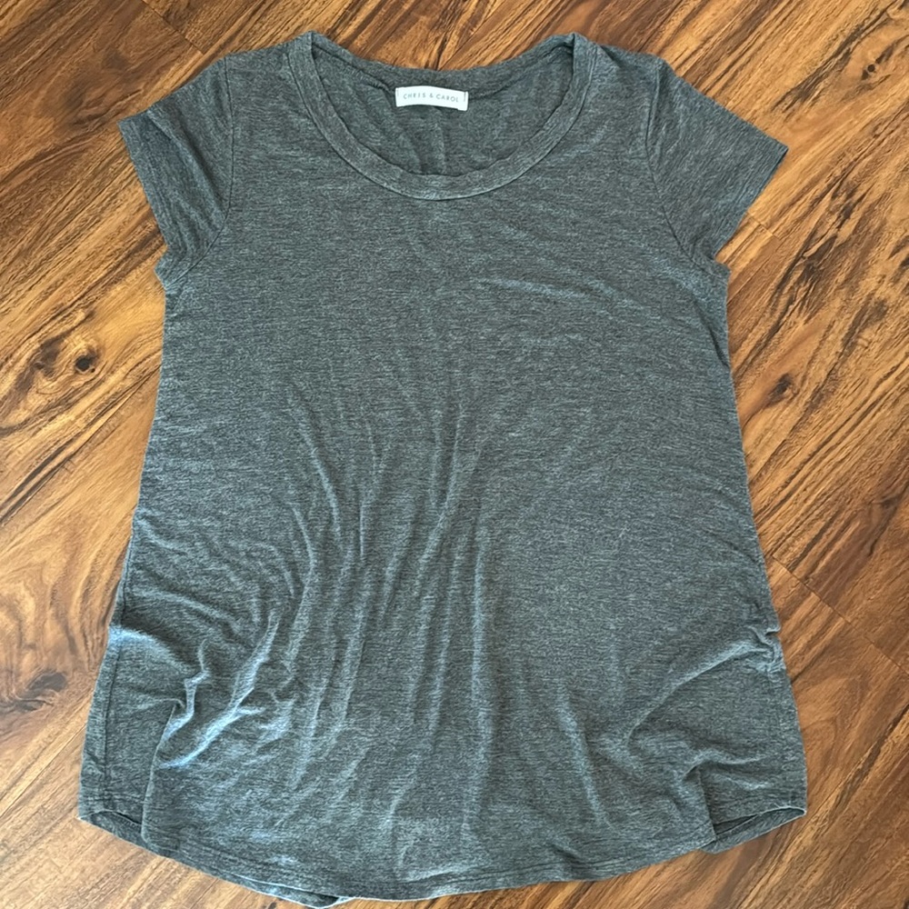 Plain gray tee